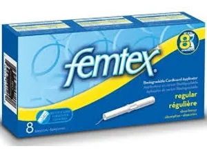 Tampones Femtex Regular 24/8Pk